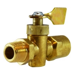 Midland Metal 46-401M Solid Bottom Fuel Valve 1/4"M x 1/4"F | Blackburn Marine Valves & Marine Valve Accessories